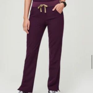 Figs Deep Purple Kade Cargo Scrub